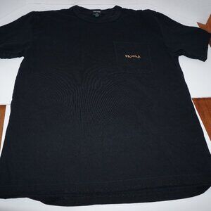 Hooké Black Pocket T-Shirt Embroidered Logo Men’s Medium